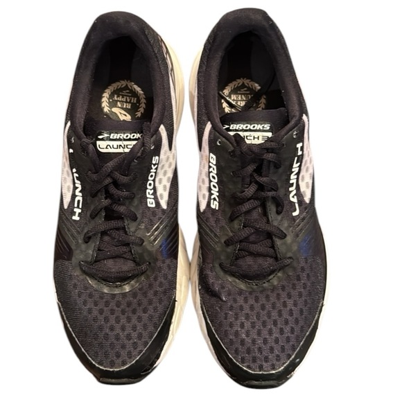 Brooks Launch DNA 3 Sneaker Shoe Black/White Cushioning Run Train Walk Size 8D - Picture 2 of 15